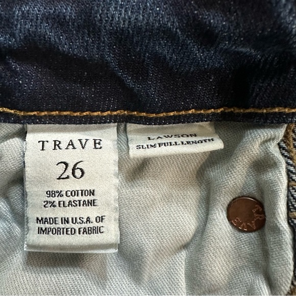 Trave Denim “Lawson” Slim Full Length Jeans - Picture 15 of 17